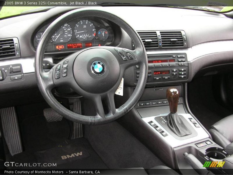 Jet Black / Black 2005 BMW 3 Series 325i Convertible