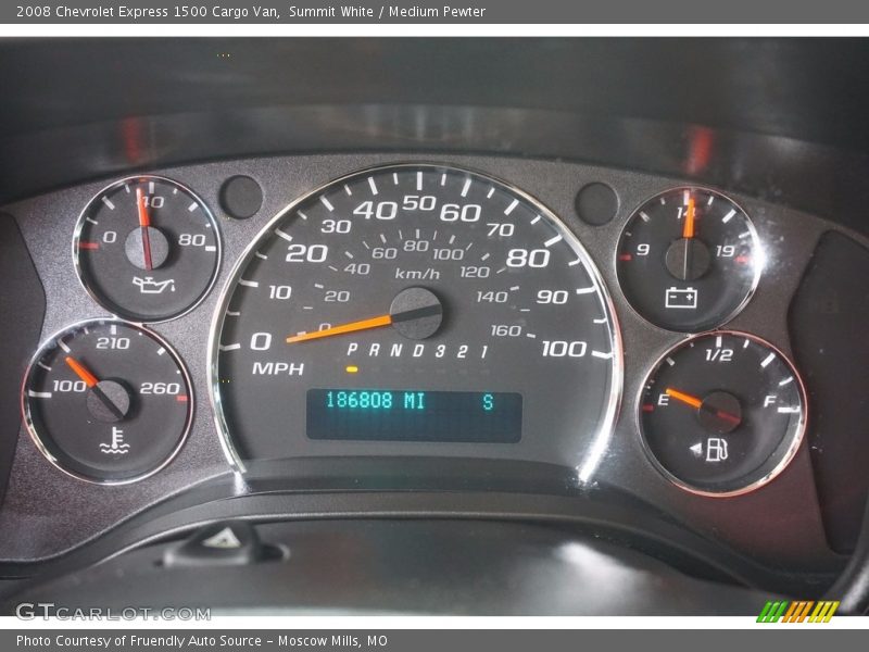 Summit White / Medium Pewter 2008 Chevrolet Express 1500 Cargo Van