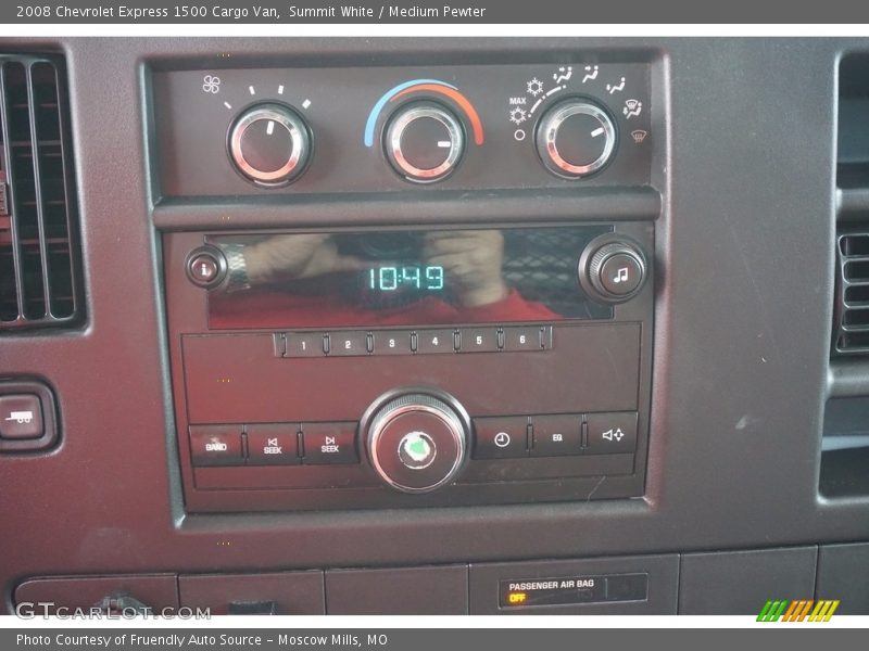 Summit White / Medium Pewter 2008 Chevrolet Express 1500 Cargo Van