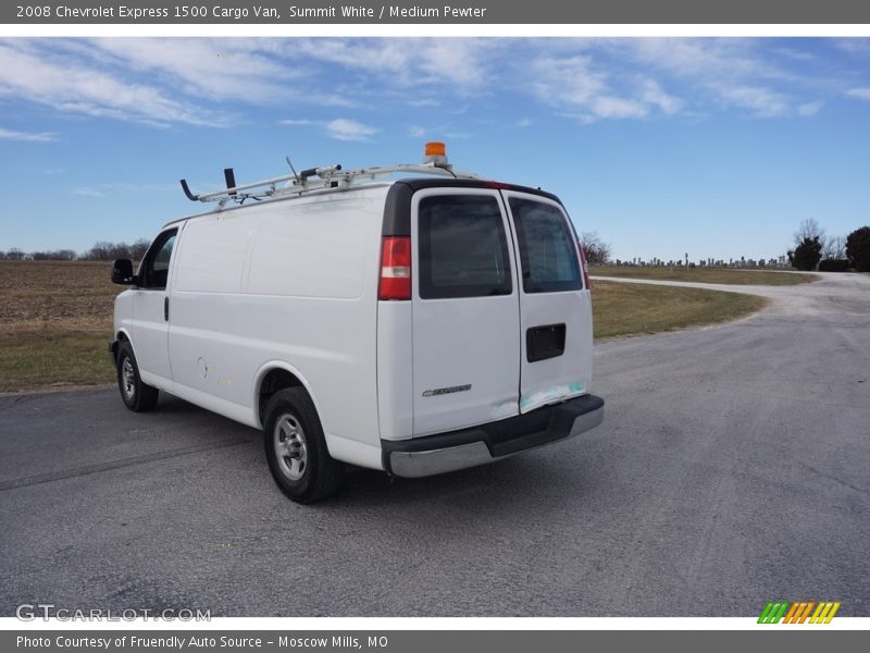 Summit White / Medium Pewter 2008 Chevrolet Express 1500 Cargo Van