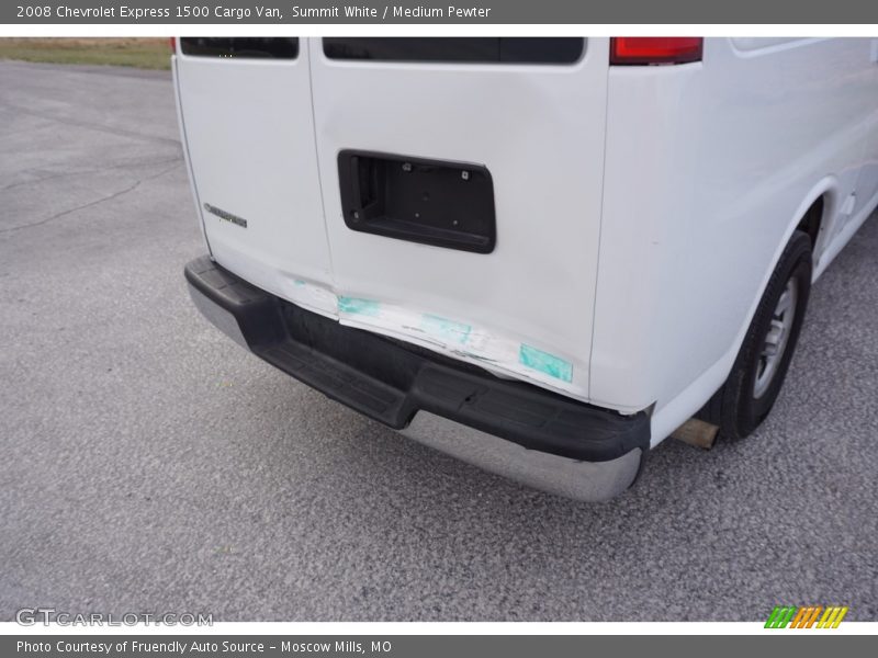 Summit White / Medium Pewter 2008 Chevrolet Express 1500 Cargo Van