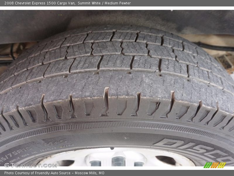 Summit White / Medium Pewter 2008 Chevrolet Express 1500 Cargo Van