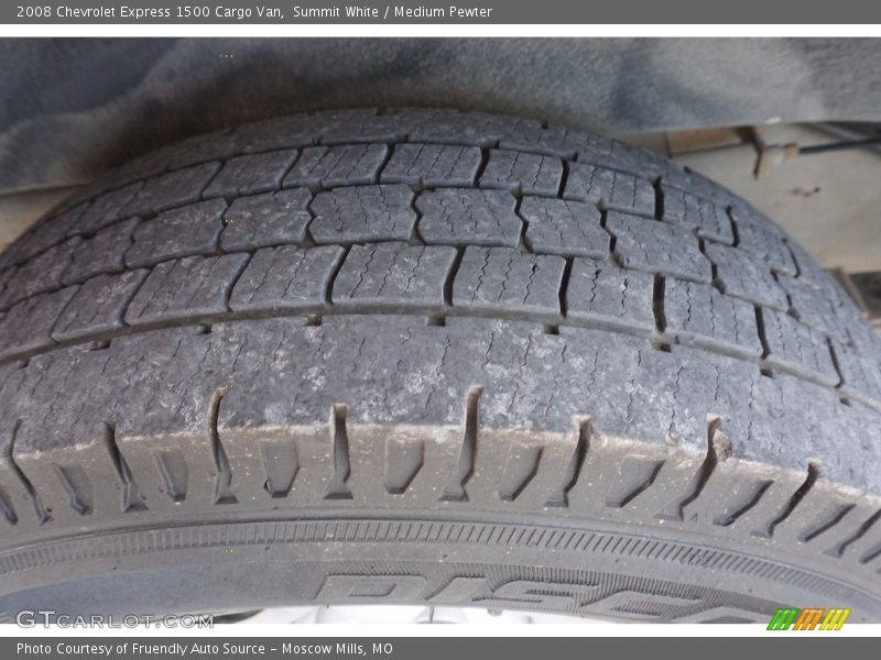 Summit White / Medium Pewter 2008 Chevrolet Express 1500 Cargo Van