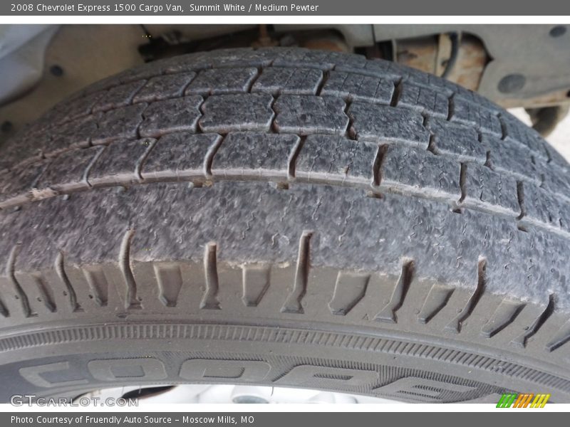 Summit White / Medium Pewter 2008 Chevrolet Express 1500 Cargo Van