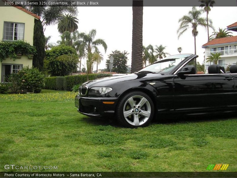 Jet Black / Black 2005 BMW 3 Series 325i Convertible