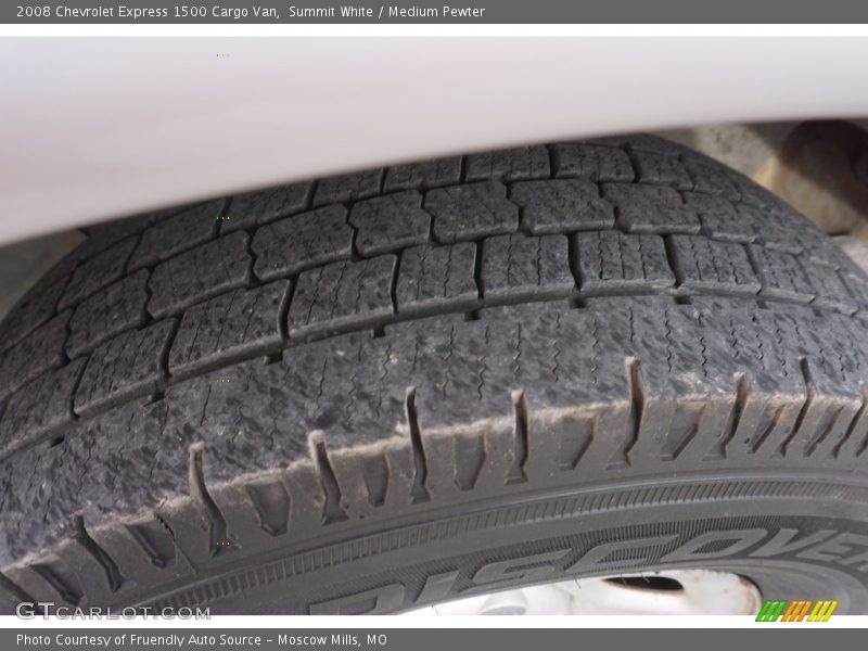 Summit White / Medium Pewter 2008 Chevrolet Express 1500 Cargo Van