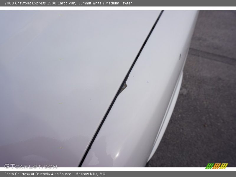 Summit White / Medium Pewter 2008 Chevrolet Express 1500 Cargo Van