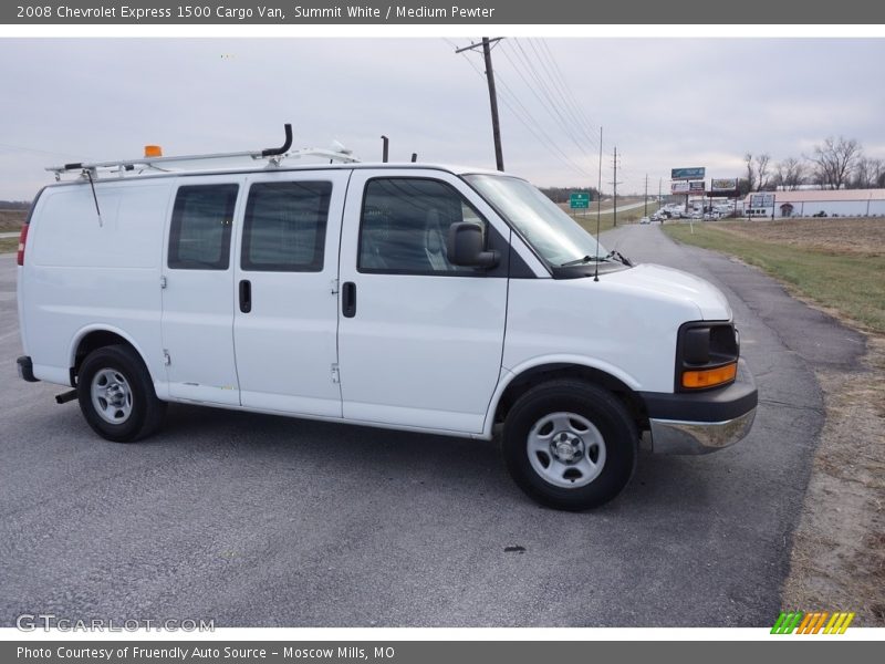 Summit White / Medium Pewter 2008 Chevrolet Express 1500 Cargo Van