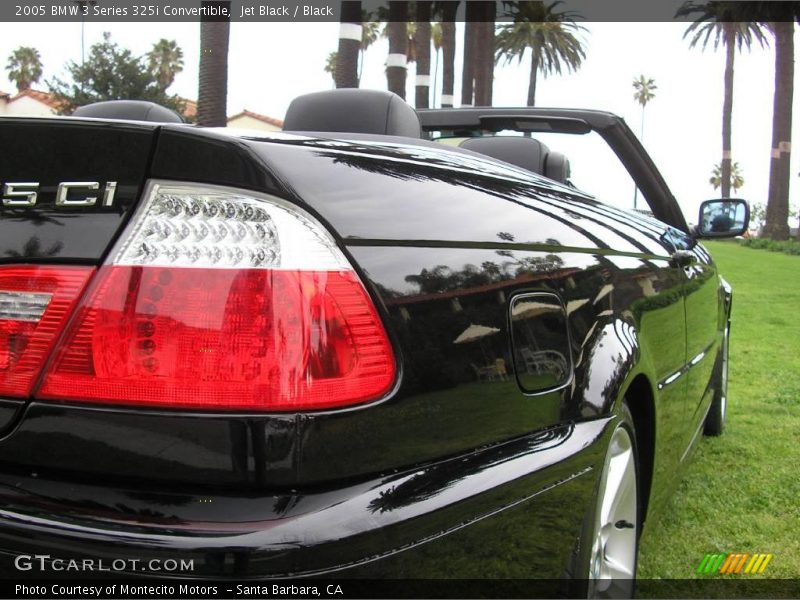 Jet Black / Black 2005 BMW 3 Series 325i Convertible