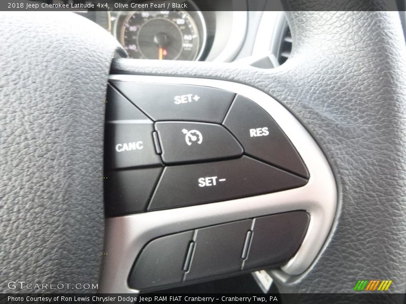 Controls of 2018 Cherokee Latitude 4x4