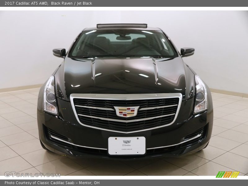 Black Raven / Jet Black 2017 Cadillac ATS AWD