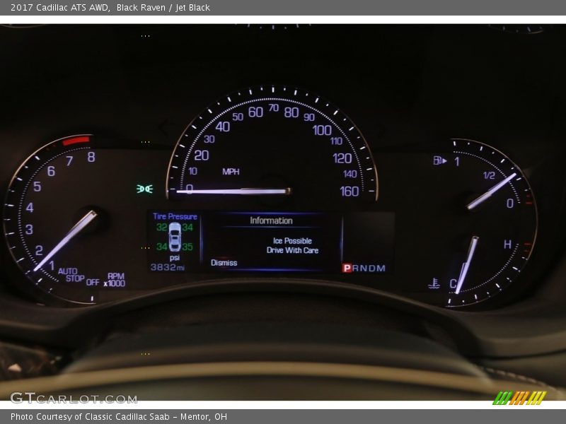 Black Raven / Jet Black 2017 Cadillac ATS AWD