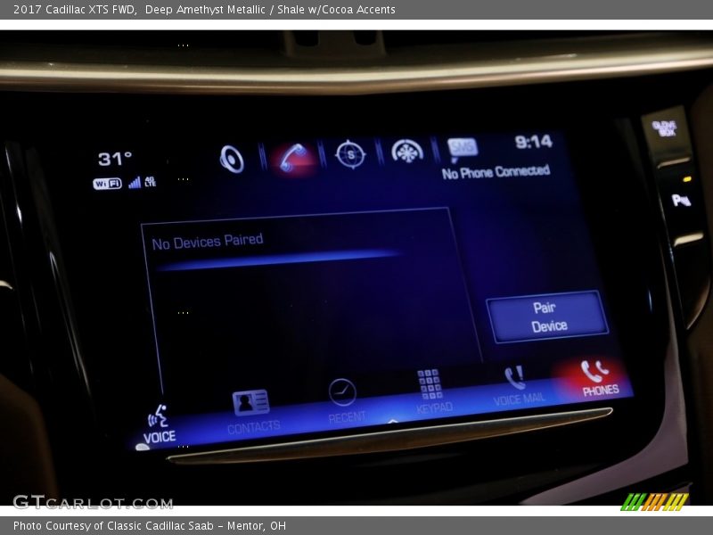 Deep Amethyst Metallic / Shale w/Cocoa Accents 2017 Cadillac XTS FWD