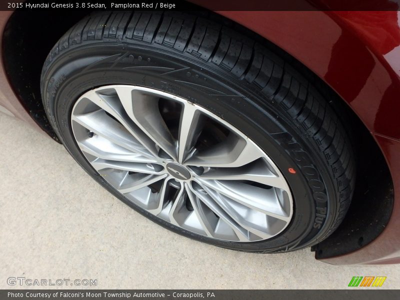 Pamplona Red / Beige 2015 Hyundai Genesis 3.8 Sedan