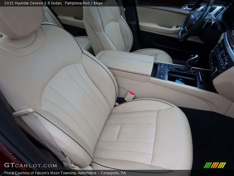 Pamplona Red / Beige 2015 Hyundai Genesis 3.8 Sedan