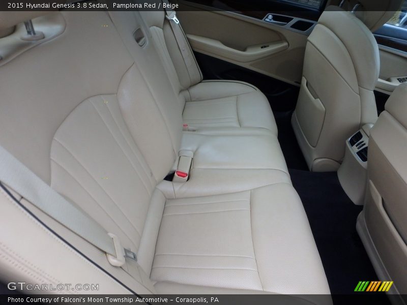 Pamplona Red / Beige 2015 Hyundai Genesis 3.8 Sedan