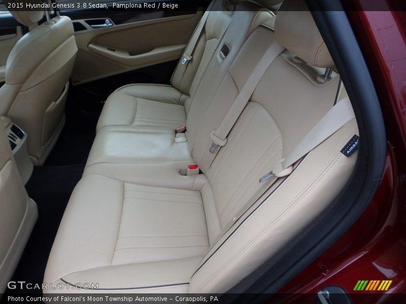 Pamplona Red / Beige 2015 Hyundai Genesis 3.8 Sedan