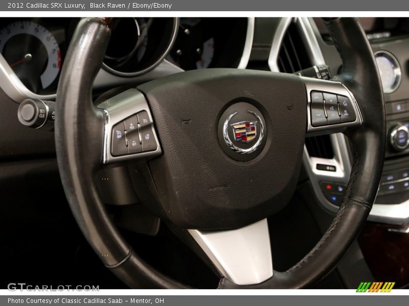 Black Raven / Ebony/Ebony 2012 Cadillac SRX Luxury