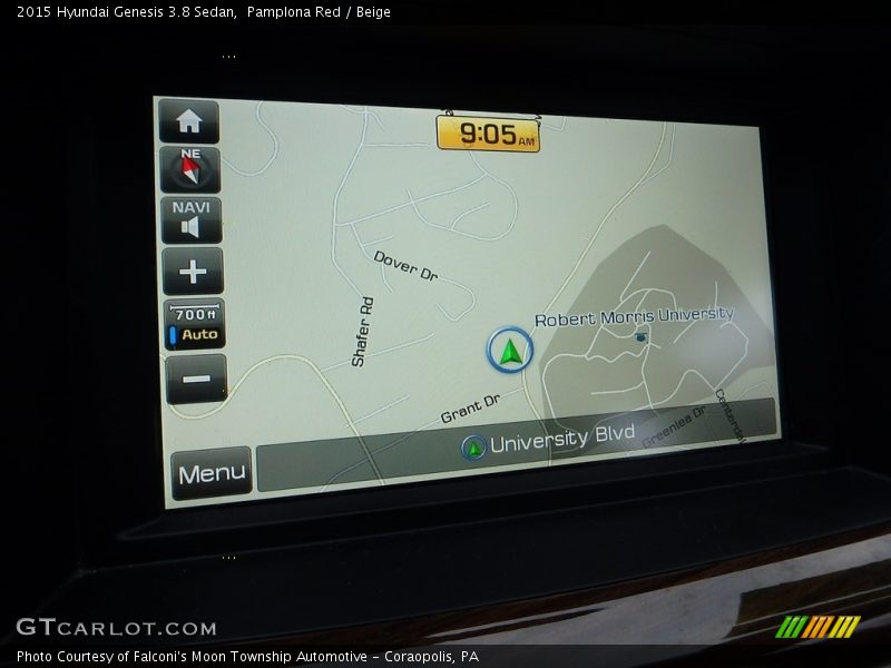 Pamplona Red / Beige 2015 Hyundai Genesis 3.8 Sedan