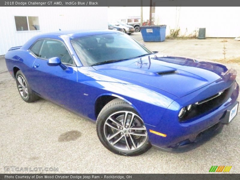 Front 3/4 View of 2018 Challenger GT AWD