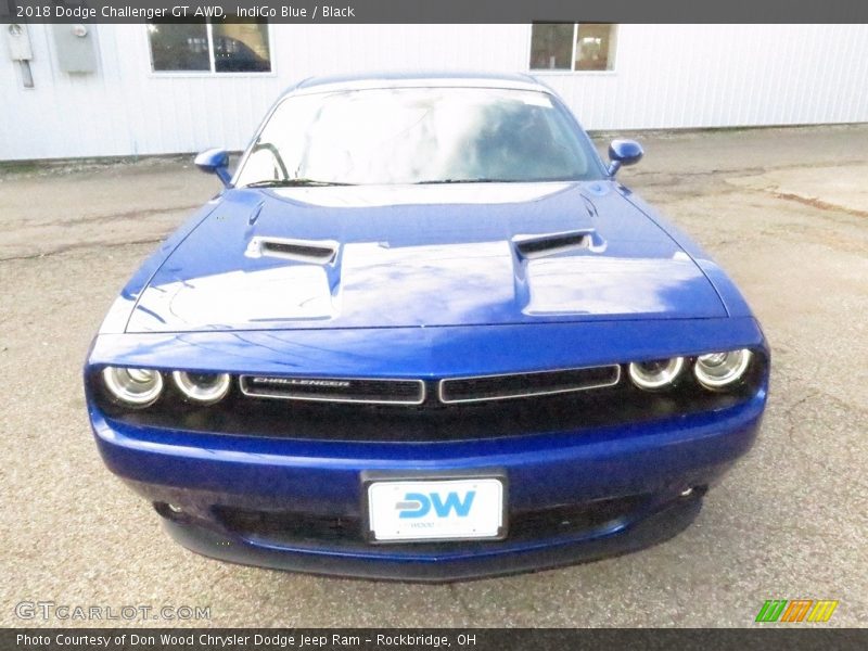 IndiGo Blue / Black 2018 Dodge Challenger GT AWD