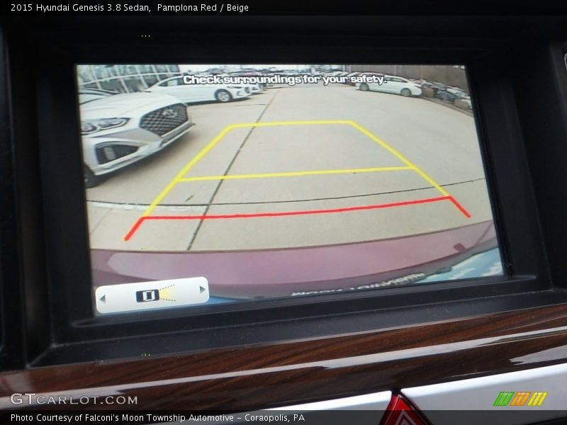 Pamplona Red / Beige 2015 Hyundai Genesis 3.8 Sedan