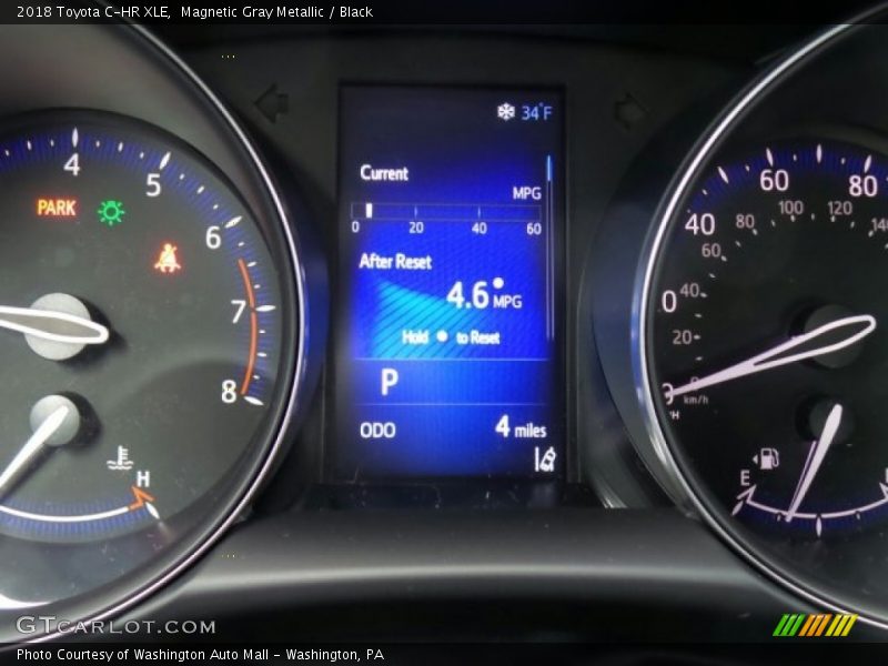 Magnetic Gray Metallic / Black 2018 Toyota C-HR XLE
