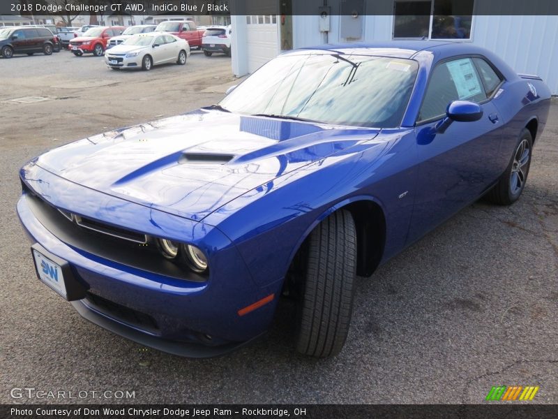 IndiGo Blue / Black 2018 Dodge Challenger GT AWD