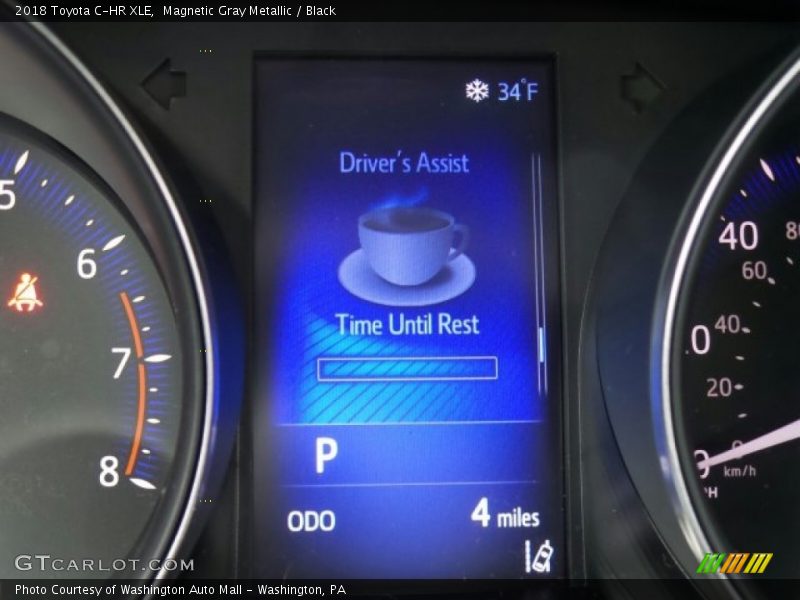 Magnetic Gray Metallic / Black 2018 Toyota C-HR XLE