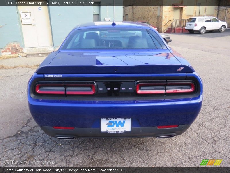 IndiGo Blue / Black 2018 Dodge Challenger GT AWD