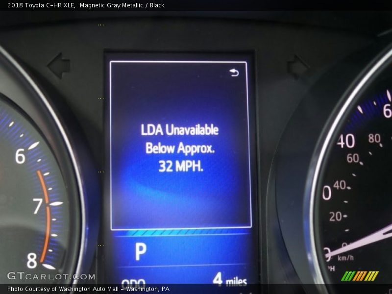 Magnetic Gray Metallic / Black 2018 Toyota C-HR XLE