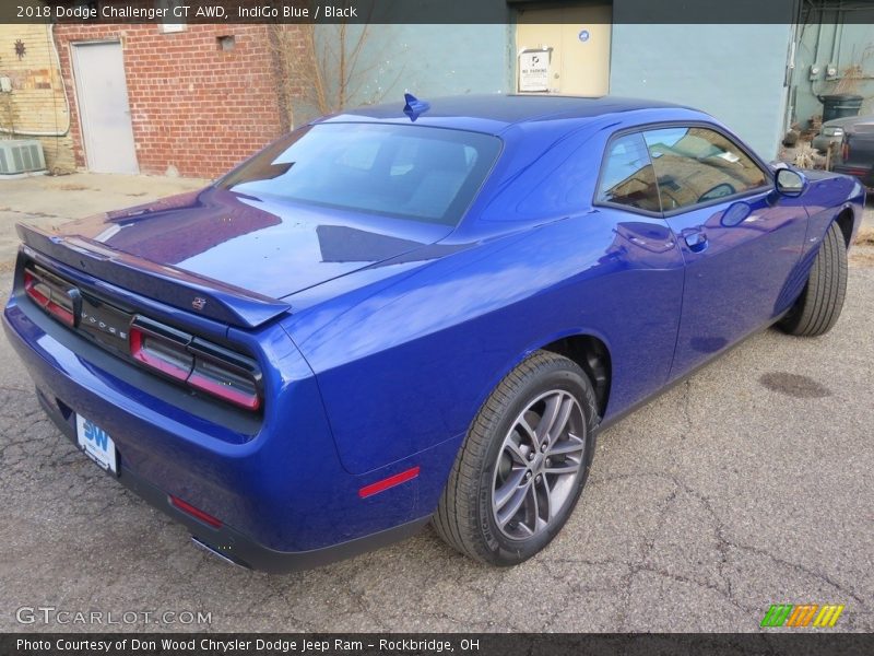 IndiGo Blue / Black 2018 Dodge Challenger GT AWD