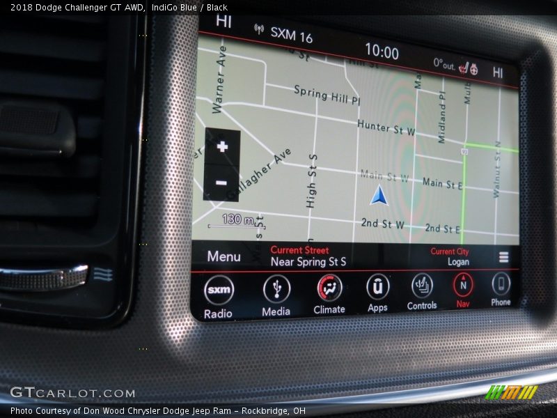 IndiGo Blue / Black 2018 Dodge Challenger GT AWD
