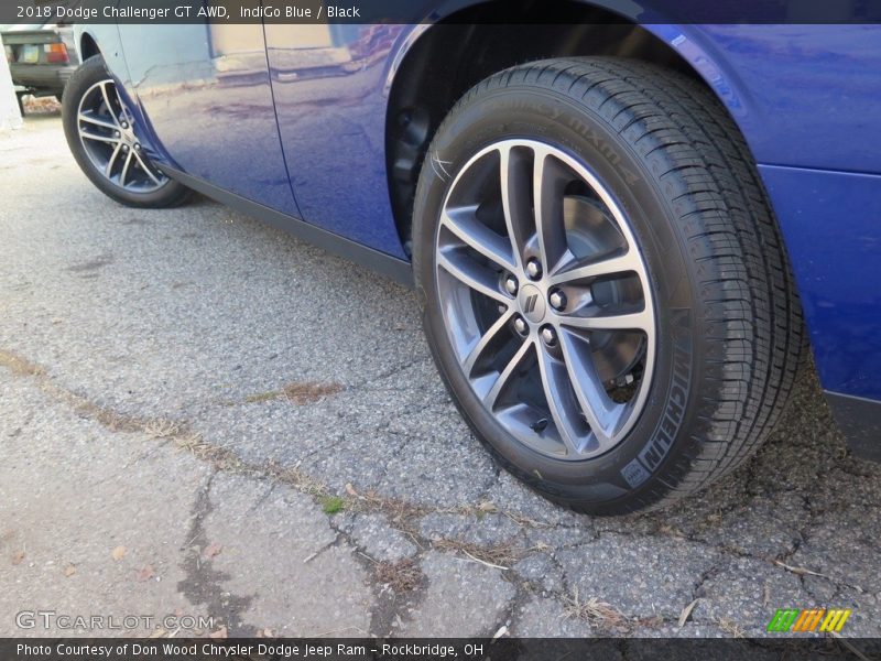 IndiGo Blue / Black 2018 Dodge Challenger GT AWD
