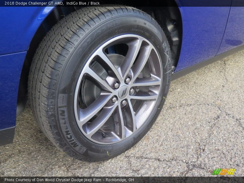 IndiGo Blue / Black 2018 Dodge Challenger GT AWD