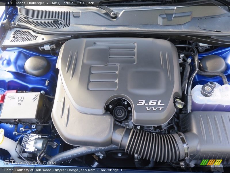IndiGo Blue / Black 2018 Dodge Challenger GT AWD