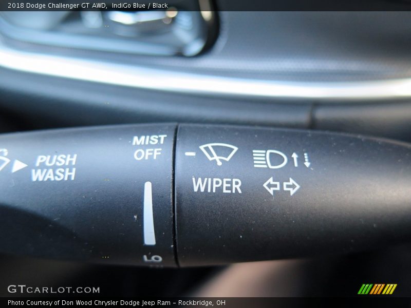 IndiGo Blue / Black 2018 Dodge Challenger GT AWD