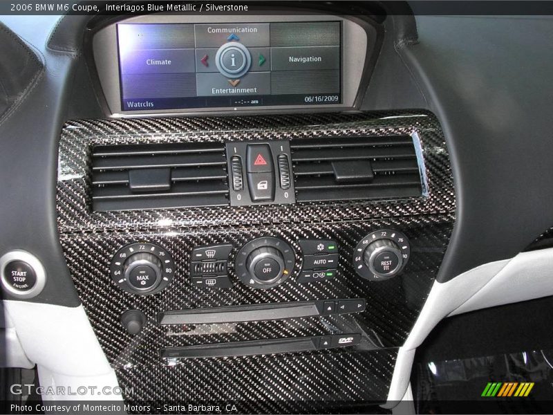 Interlagos Blue Metallic / Silverstone 2006 BMW M6 Coupe