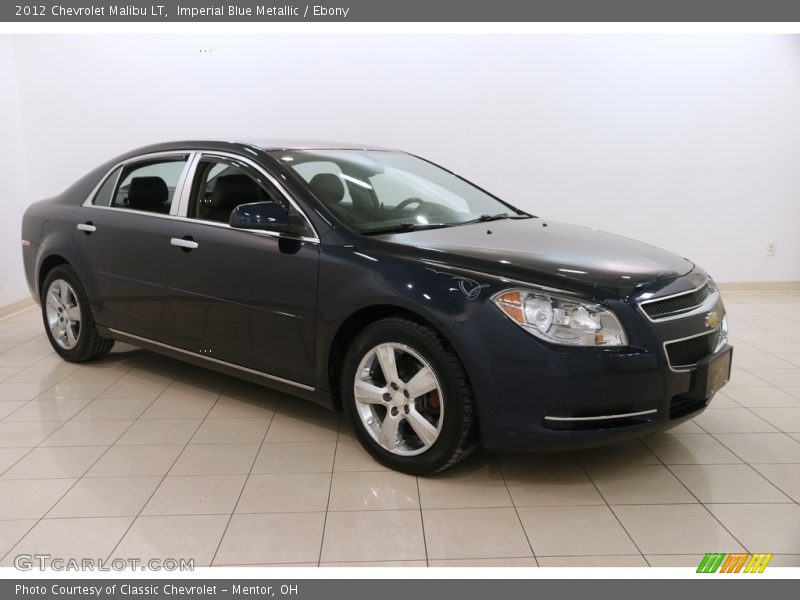 Imperial Blue Metallic / Ebony 2012 Chevrolet Malibu LT