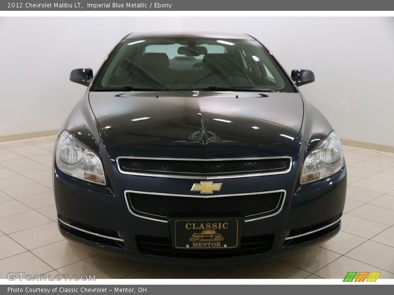 Imperial Blue Metallic / Ebony 2012 Chevrolet Malibu LT