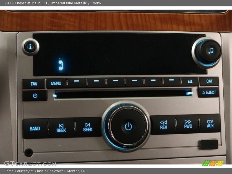 Imperial Blue Metallic / Ebony 2012 Chevrolet Malibu LT