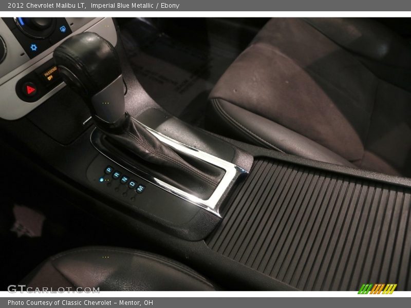 Imperial Blue Metallic / Ebony 2012 Chevrolet Malibu LT
