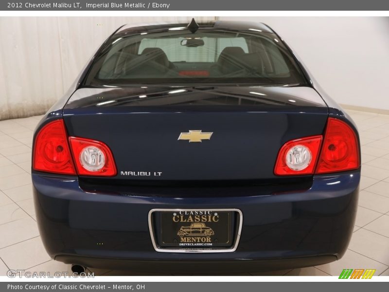 Imperial Blue Metallic / Ebony 2012 Chevrolet Malibu LT