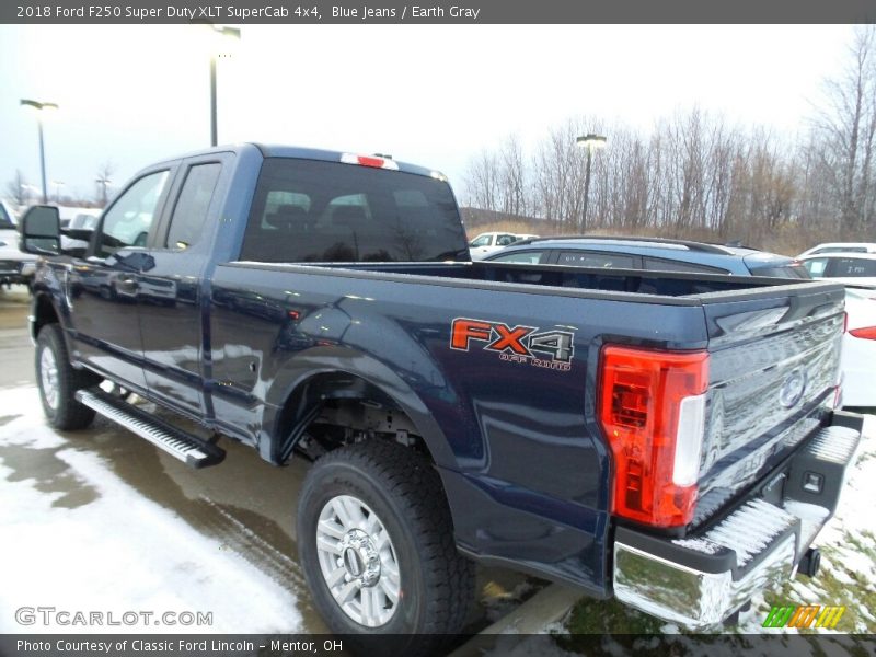 Blue Jeans / Earth Gray 2018 Ford F250 Super Duty XLT SuperCab 4x4