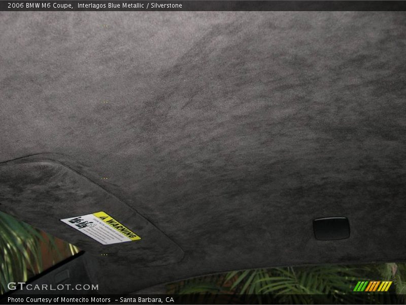 Interlagos Blue Metallic / Silverstone 2006 BMW M6 Coupe