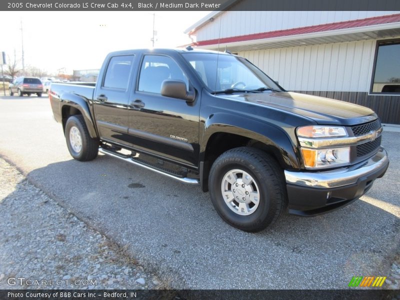 Black / Medium Dark Pewter 2005 Chevrolet Colorado LS Crew Cab 4x4