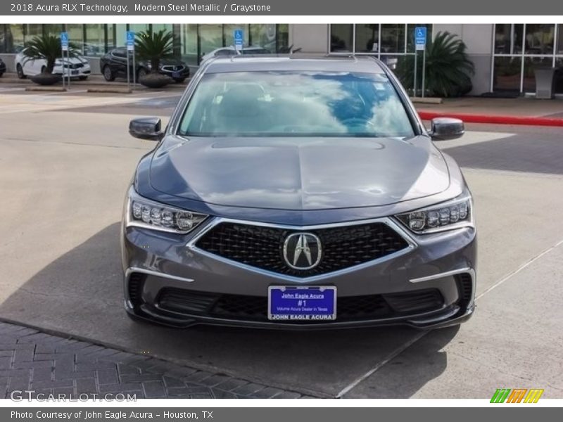 Modern Steel Metallic / Graystone 2018 Acura RLX Technology