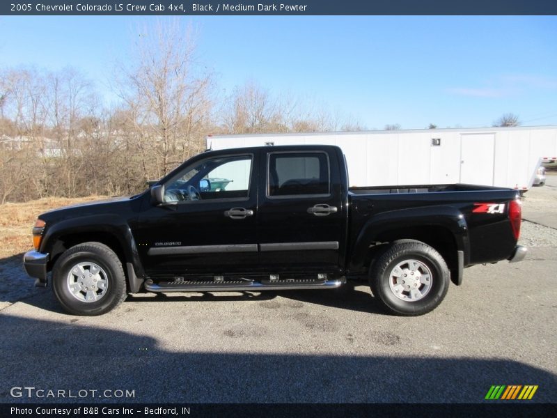 Black / Medium Dark Pewter 2005 Chevrolet Colorado LS Crew Cab 4x4