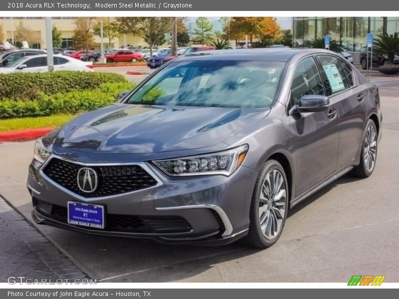 Modern Steel Metallic / Graystone 2018 Acura RLX Technology