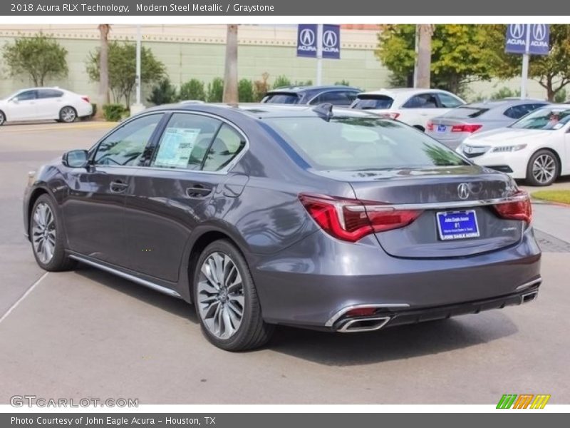 Modern Steel Metallic / Graystone 2018 Acura RLX Technology